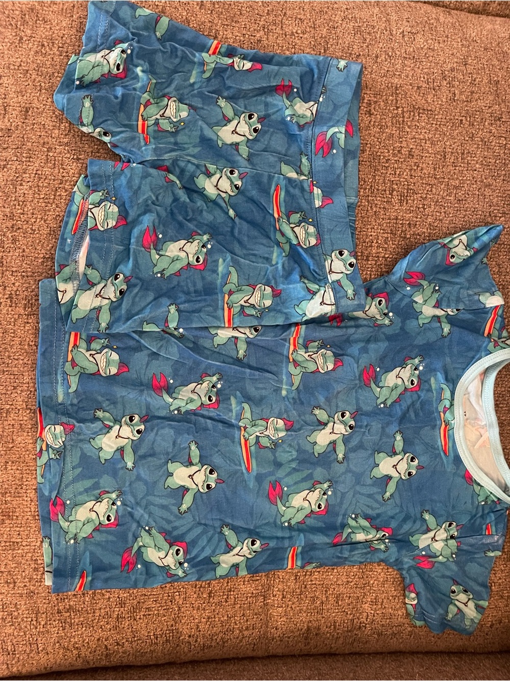 Bamboo disney Short Sleeve Pajama Set Lilo and stitch